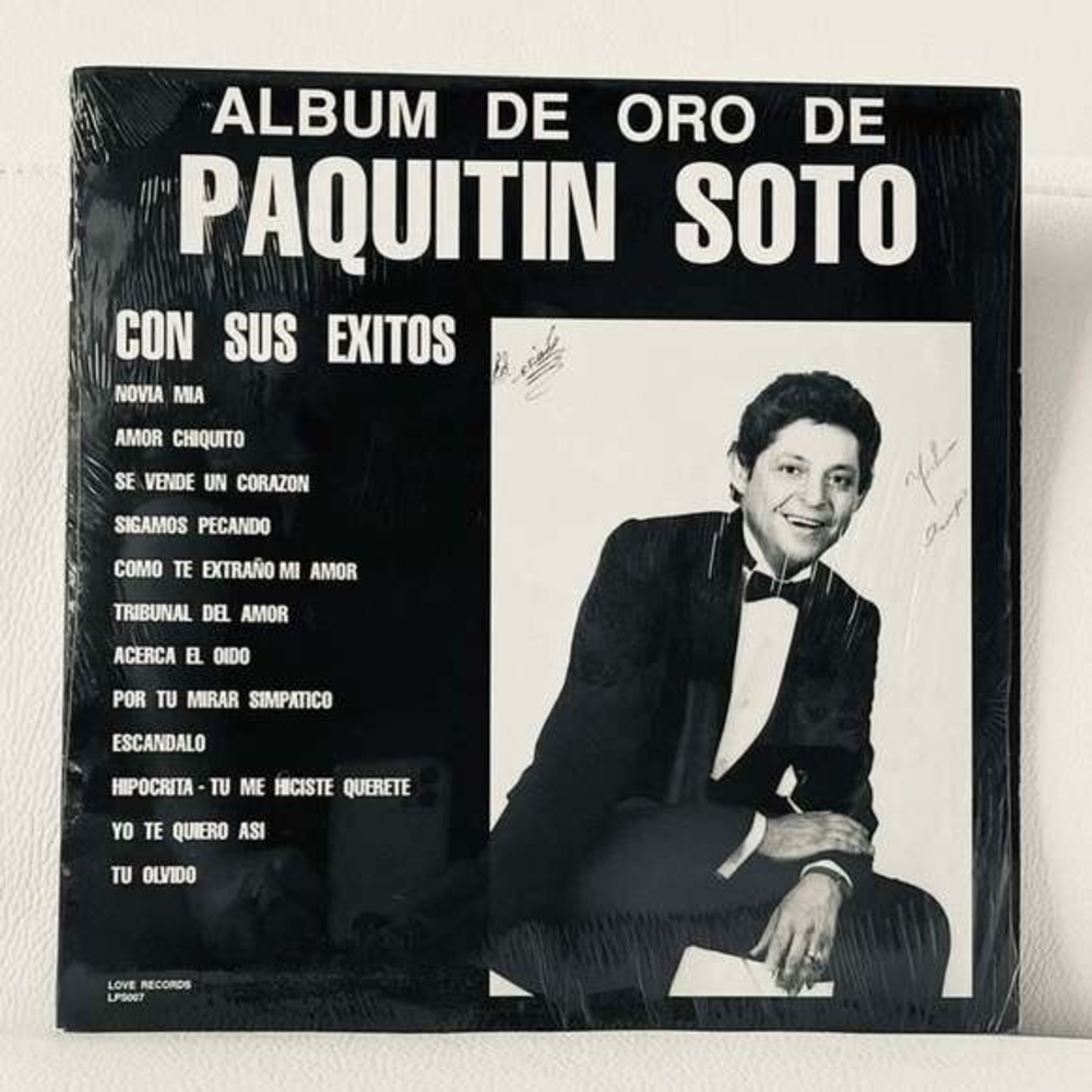 LP Album De Oro De Paquitin Soto Vinyl Record